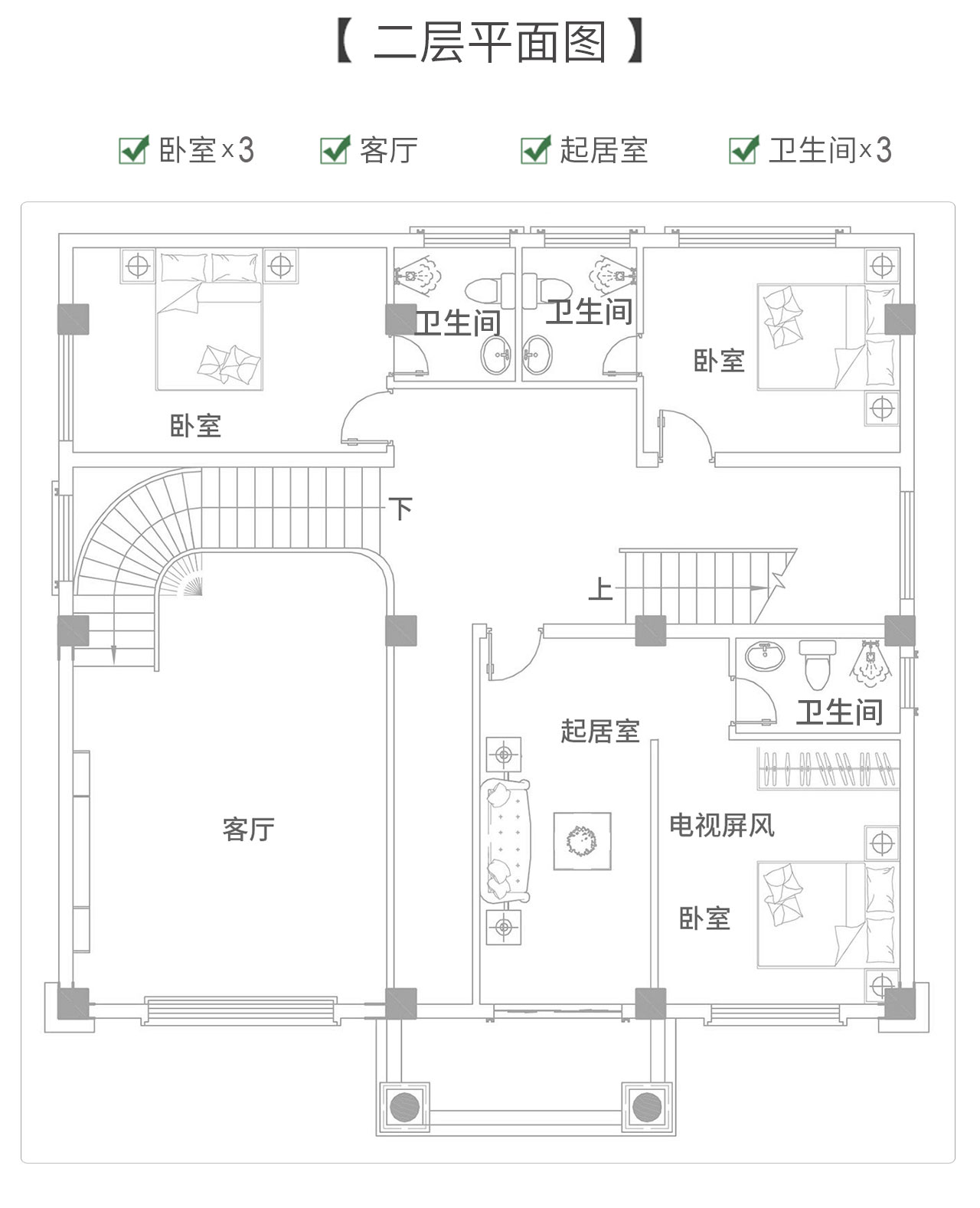 農(nóng)村蓋房圖紙