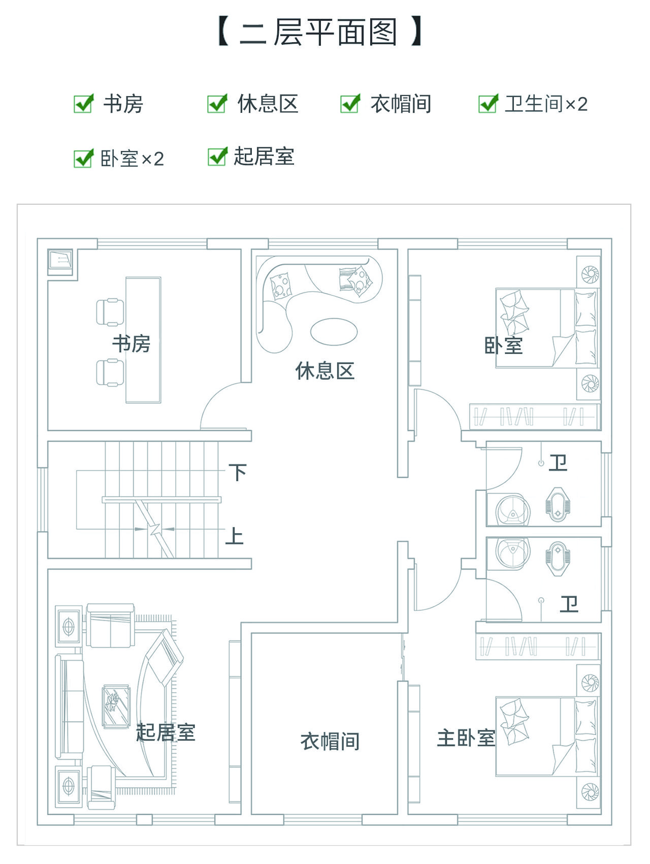 農(nóng)村30萬別墅款式三層