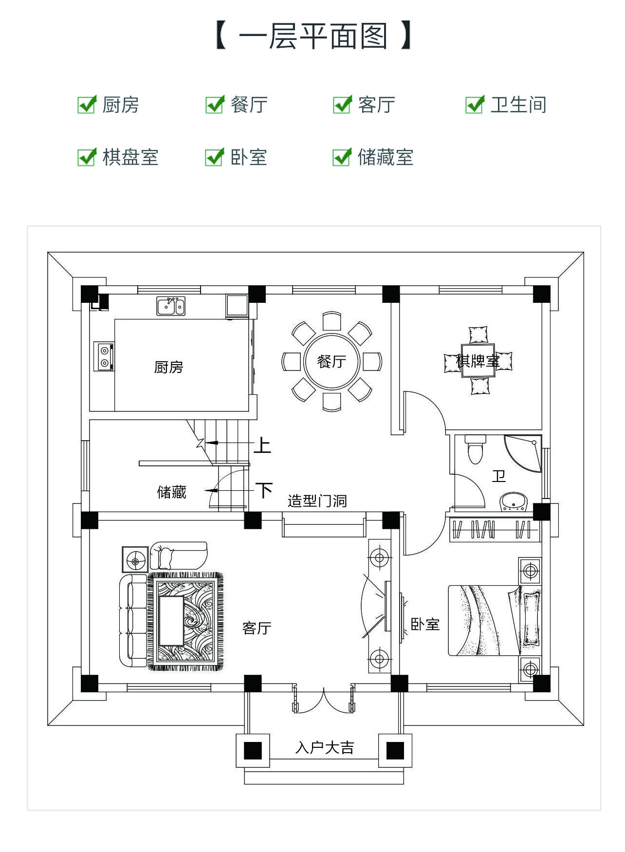 農(nóng)村別墅戶型圖大全